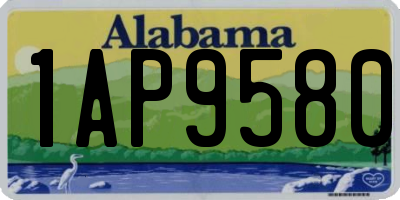 AL license plate 1AP9580