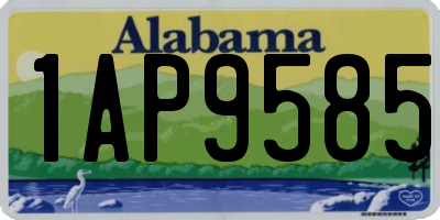 AL license plate 1AP9585