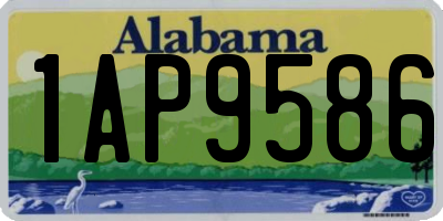AL license plate 1AP9586