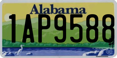 AL license plate 1AP9588