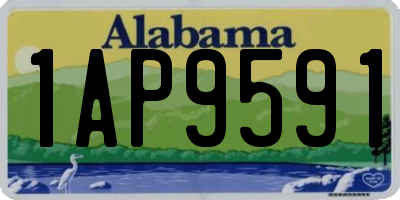 AL license plate 1AP9591