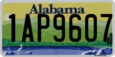 AL license plate 1AP9607