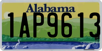 AL license plate 1AP9613