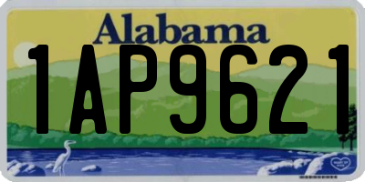 AL license plate 1AP9621