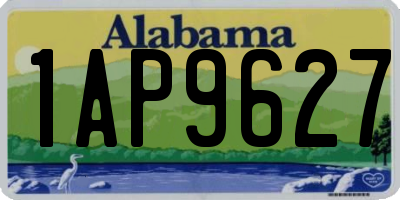 AL license plate 1AP9627
