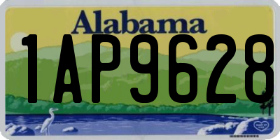 AL license plate 1AP9628