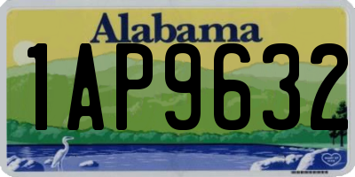 AL license plate 1AP9632