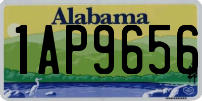 AL license plate 1AP9656