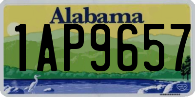 AL license plate 1AP9657
