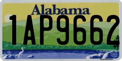 AL license plate 1AP9662