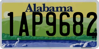 AL license plate 1AP9682