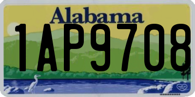 AL license plate 1AP9708