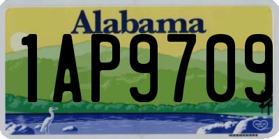 AL license plate 1AP9709