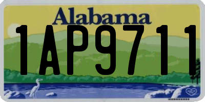 AL license plate 1AP9711