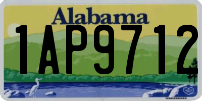 AL license plate 1AP9712