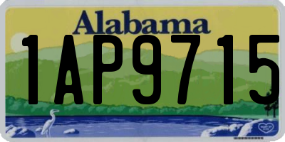 AL license plate 1AP9715