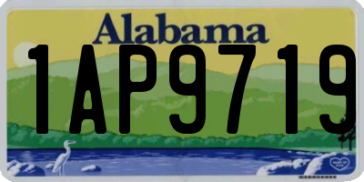 AL license plate 1AP9719