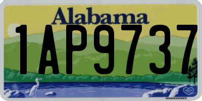 AL license plate 1AP9737