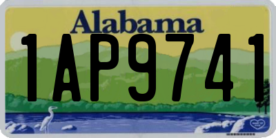 AL license plate 1AP9741