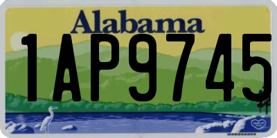 AL license plate 1AP9745