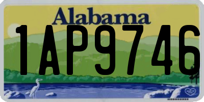 AL license plate 1AP9746