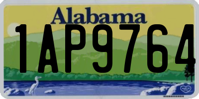 AL license plate 1AP9764