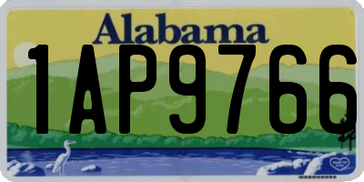 AL license plate 1AP9766