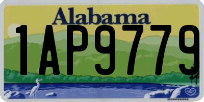 AL license plate 1AP9779