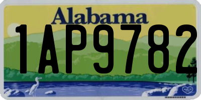 AL license plate 1AP9782