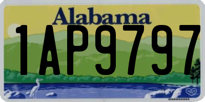 AL license plate 1AP9797