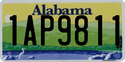 AL license plate 1AP9811