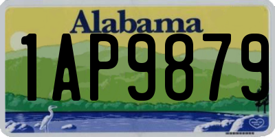 AL license plate 1AP9879