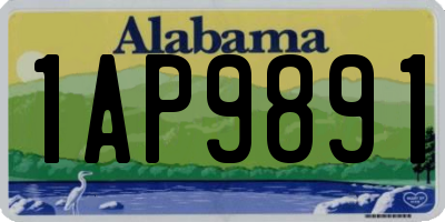 AL license plate 1AP9891