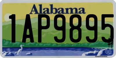 AL license plate 1AP9895