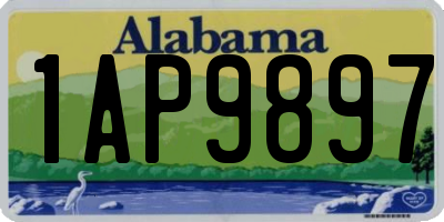 AL license plate 1AP9897