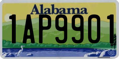 AL license plate 1AP9901