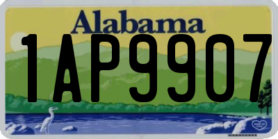 AL license plate 1AP9907