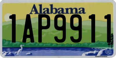 AL license plate 1AP9911