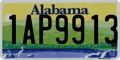 AL license plate 1AP9913