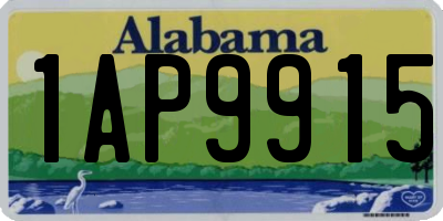 AL license plate 1AP9915