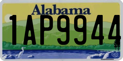 AL license plate 1AP9944