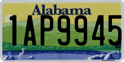 AL license plate 1AP9945