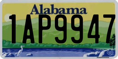 AL license plate 1AP9947