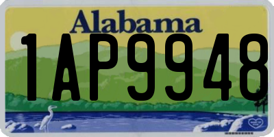 AL license plate 1AP9948