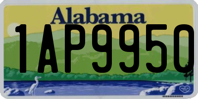 AL license plate 1AP9950