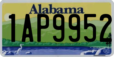 AL license plate 1AP9952