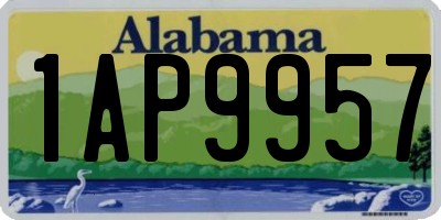 AL license plate 1AP9957