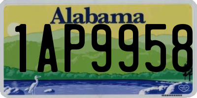 AL license plate 1AP9958