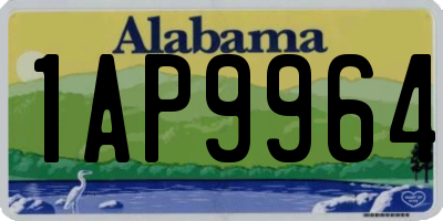 AL license plate 1AP9964