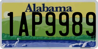 AL license plate 1AP9989